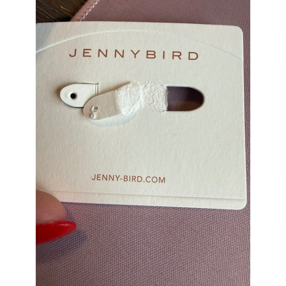 Jenny Bird Single Pearl Drop Hoop Earring High Polish Gold JB3352-HGP